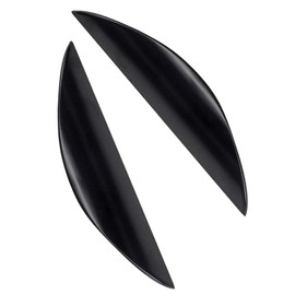 Guolich 2 Pcs Hole Centers 1.25 Inch(32mm) Kitchen Drawer Handle Door Cabinet Pulls Zinc Alloy Handle Modern Black Brushed Brass Hardware for Wardrobe Bathroom Dresser (32mm Black)