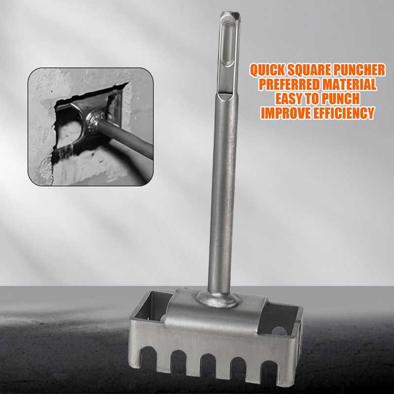 Square Slot Cutter | Drywall Outlet Cutout Oscillating Tool -