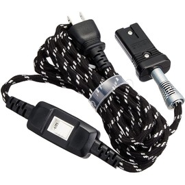 Koizumi KBK-7070 Kotatsu Cord with Intermediate Switch, Black
