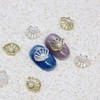 Coco Nail Line Pearl Shell Nail Parts 2 Types (4 Pieces) Ships Today / 코코네일 라인 진주 조개 네일파츠 2종 (4개입) 오늘출발