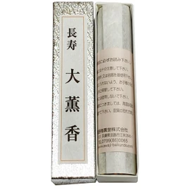 Awaji Baikaundo Incense Incense Incense, Bespoke Product, Thick Muscles, 5.5 inches (14 cm), 0.1 inches (3 mm), Sandalwood Incense, Large Kaoru Incense Sticks Approximately 36 Sticks
