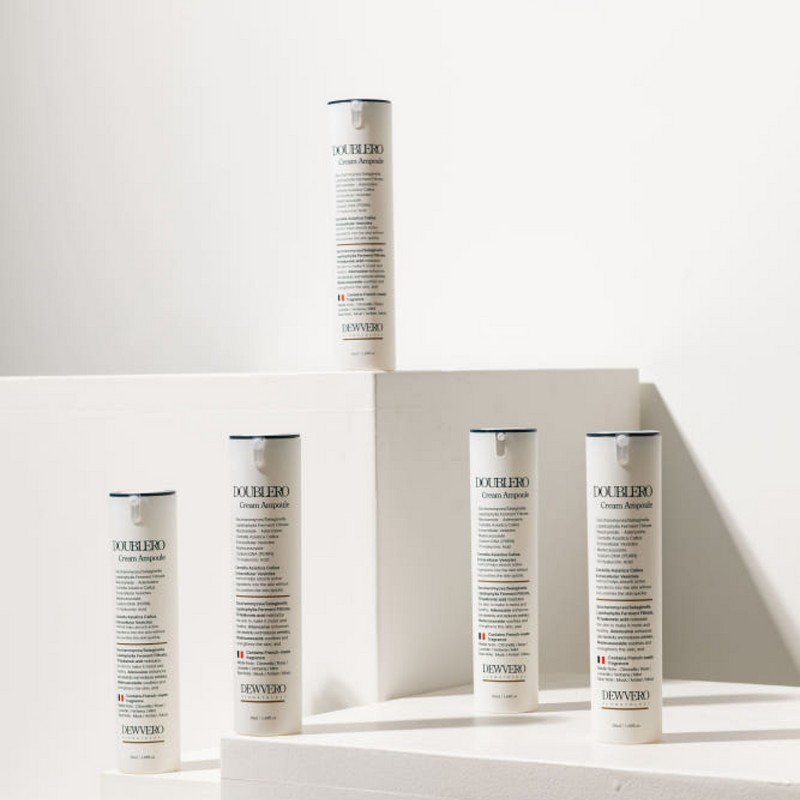 Duvero Double Lo Cream Whitening Soothing Moisturizing Elasticity Ampoule 50ml