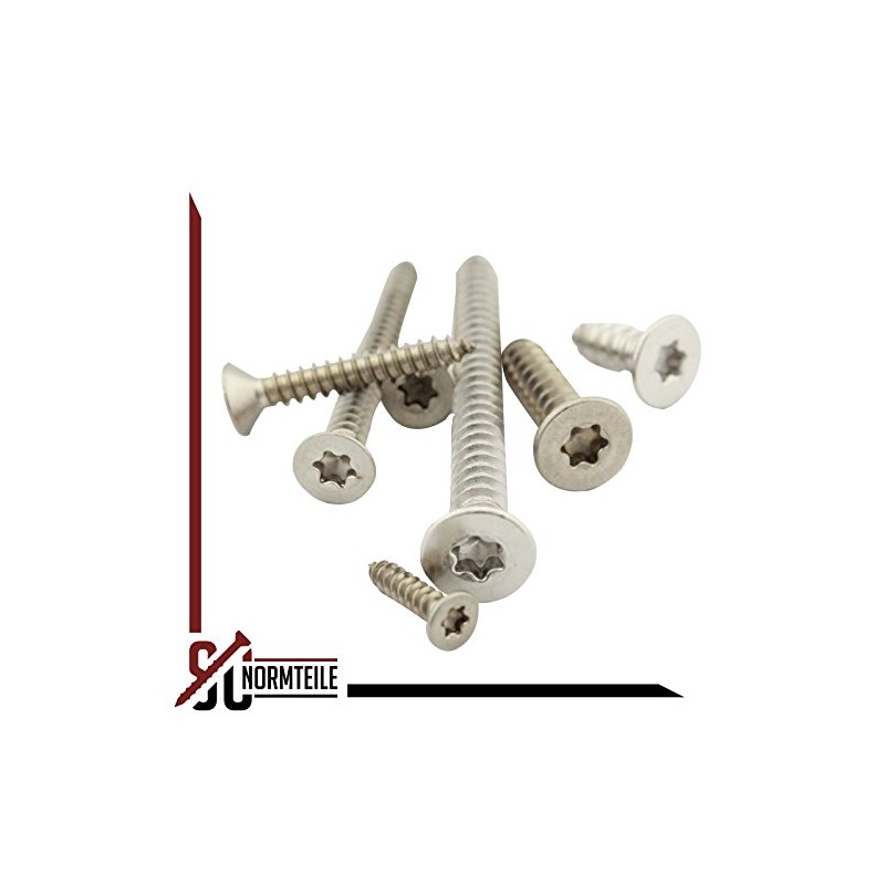 Self-tapping screws with countersunk head, 4.8 x 32 mm, pack