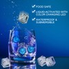 Light Up Ice Cubes for Drinks, 48PCS White LED Ice