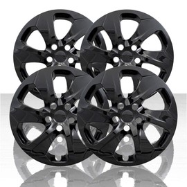 Auto Reflections Set of 4 17" 6 Spoke Wheel Covers for Toyota RAV4 2019-2021 - Gloss Black