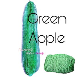 Exfoliating African Net Sponge - Body Care/ Skin Care Shower Bath Accessory - Color: Exfoliating African Net Sponge - Green Apple