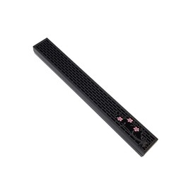 Futupe Incense Burner, Incense Burner, Horizontal Stand, Box Type, Lid Included, Lid, Keeps Ashes, Stylish, Incense Holder, Buddhist Altar Supplies (Black)