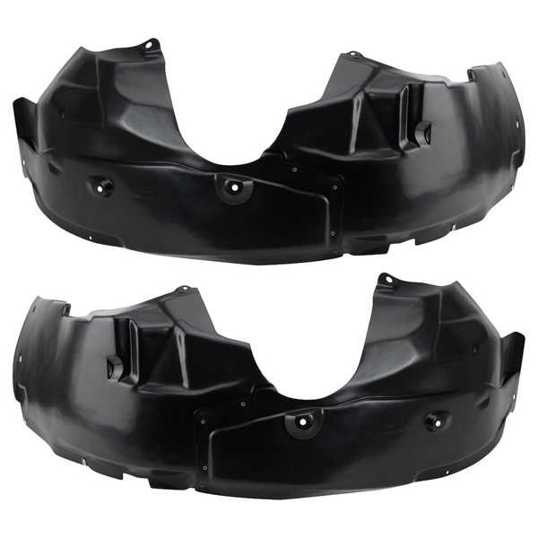 TRQ TRQ Front Inner Fender Liner Set Compatible with 2012-2014