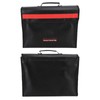 Fireproof Document Bag Large Capacity Waterproof Safe File Storage Organizer