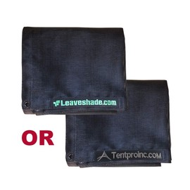 leaveshade Dump Truck Mesh Tarp 7'X14' - Black Heavy Duty Cover with 6'' Pocket Reinforced Double Needle Stitch Webbing Ripping Tearing Stop, No Rust Thicker Brass Grommets - 3 Year Warranty