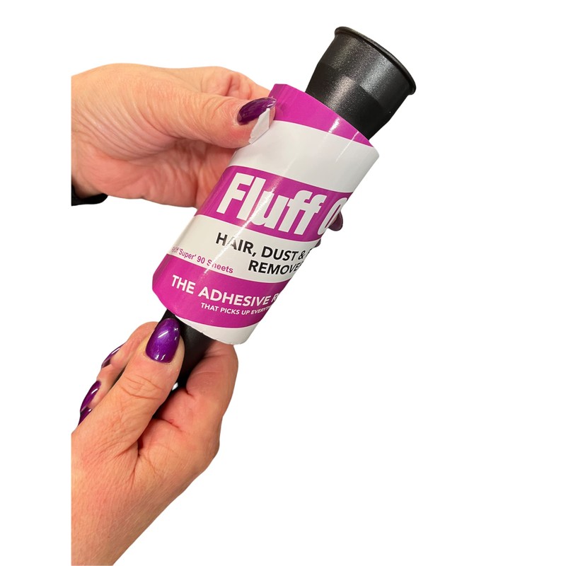 Fluff Off Lint Roller & Refill Set 2 Handles &
