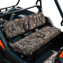 Yspwyqan Camouflage Hunting Deer UTV Seat Cover Full Protection Mule Bench Seat Cover Easy Installation UTV Accessories Anti-Scratch Compatible with Kawasaki Mule 4010
