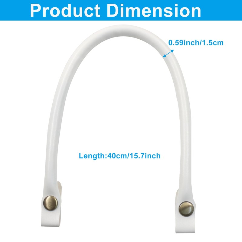 BokWin Purse Handles Replacement - 2 Pack 0.59 Inch Wide