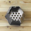 LIXADA Folding Firewood Stove, Easy Assembly, Stainless Steel, Compact, Lightweight,