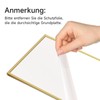 SAN LIKE Gold Double Sided Photo Frame, 6 Pack Acrylic