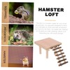 NOLITOY 1pc Hamster Standing Platform Wooden Climbing Ladder for Hamster