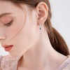 YUIITU Women's Earrings, Popular, High Quality Zirconia, Birthstone, Hoop Earrings,