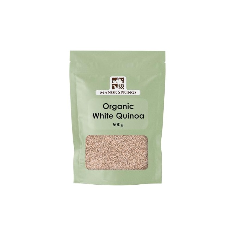 Organic White Quinoa 500g by Manor Springs Organic