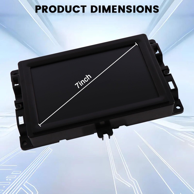 7" Uconnect Touch Screen Display Compatible with 2017 2018 2019