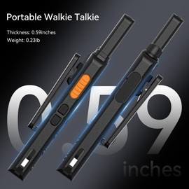 Retevis B3B Walkie Talkies Rechargeable,Portable Two-Way Radios with Earpiece and Mic Set,6 Way Multi Unit Charger,Time-Saving&Efficient,USB-C,1620mAh,Slim,Small,for Restaurant High-End Retail(6 Pack)