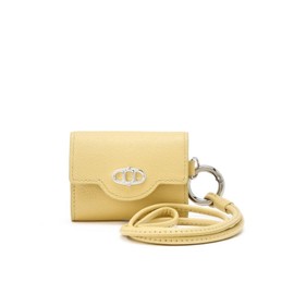Ate Vanessa Bruno Atte Vanessa Bruno [DOUBLE A] Lemon Yellow Leather AirPods Case AAHO6E720Y1