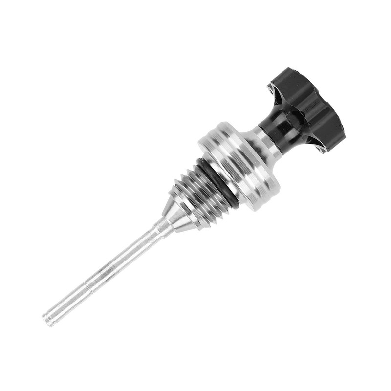 4.3in Motorcycle Engine Oil Fuel Tank Dipstick Level Gauge Meter