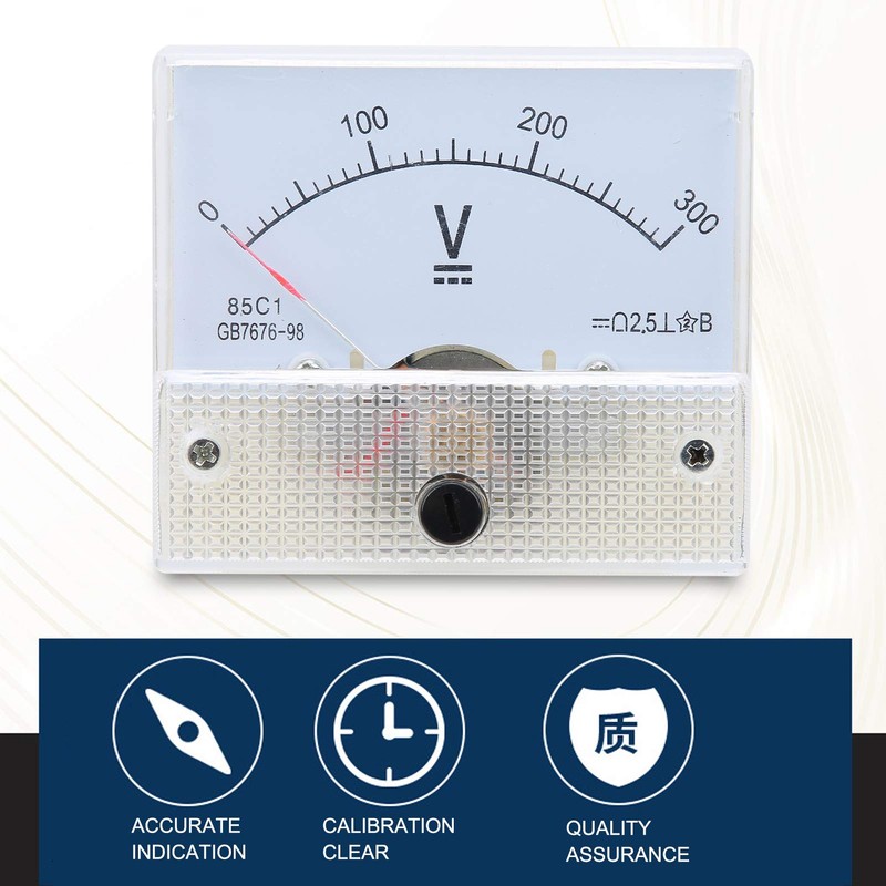 Voltmeter Analogue Panel Voltmeter Voltmeter Pointer DC High Accuracy Installation