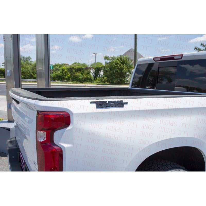 speedzone 2PCS Black 2000-2021 Silverado Z71 Trailboss Emblem Badge Nameplate