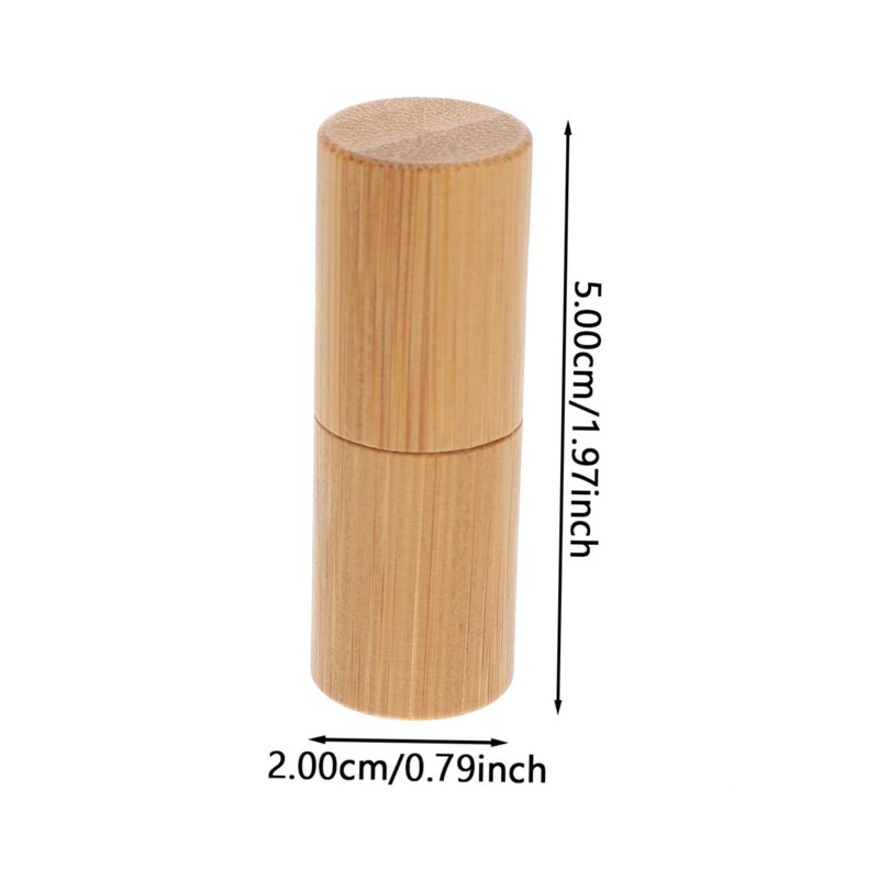 Ipetboom Travel-sized Wooden Essential Oil Bottle Portable Bottle Essential Oil