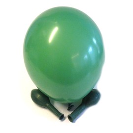 Premium Balloons in Red Green - Made in Germany - 100% Natural Latex & 100% Biodegradable - Pack of 50 - Birthday Party Carnival - Suitable for Helium - twist4®