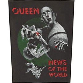 Queen Back Patch # 4 News of the World 36 x 29 cm, Colourful