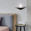 Hemobllo Table Lamp Shade - Pleated Umbrella Shape Fabric Lamp