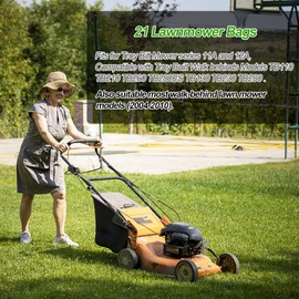 Lawnmower Grass Bag 964-04117A 664-04117A for MTD Troy Bilt 21" Lawn Mower 964-04117B 664-04011 664-04027 664-04034 Fit TB110 TB210 TB260 TB130 TB230 TB280ES TB280 (Without Catcher Frame)