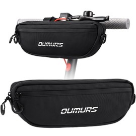 Oumurs Universal 1800D Handlebar Bag Water-resistant bike handle bar bag Reflective Front Storage Bag Compatible with Sur-Ron Light Bee X and S X160 X260 Talaria Motorcycle Electric Dirt Bike