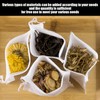 100 Tea Filter Bags, 5 Tea Hangers, Empty Loose Leaf