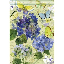 MagnetWorks House Flag - Hydrangea Beauties