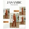 JASAMBAC 2 Piece Lounge Set Womens Jumpsuits Casual Romper Travel