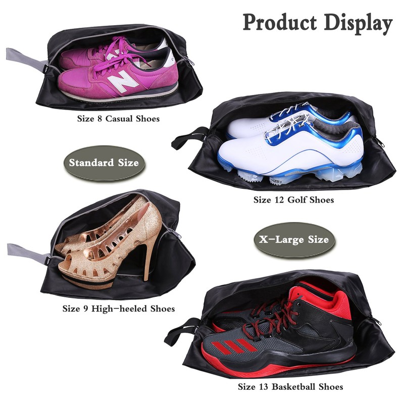 YAMIU Travel Shoe Bags Set of 2 Waterproof Nylon with