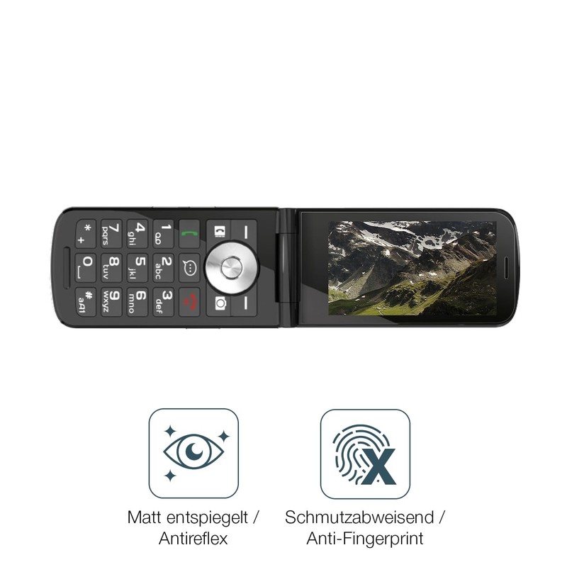 dipos I 4x Schutzfolie matt passend für Emporia TOUCHSMART 4G