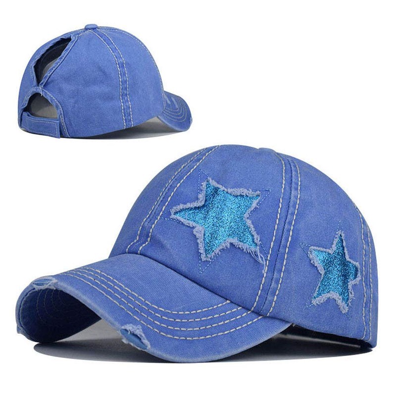 Belsen Gorra de béisbol de algodón lavado con bordado de