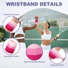 MECCANIXITY Sweat Band Set Sports Terry Cloth Headband Wristband Set