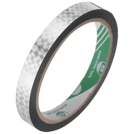 QUARKZMAN Silver Metalized Tape 1/2 Inch x 55 Yards Decorative Tape for Crafts, Wall Accents, Graphic Design