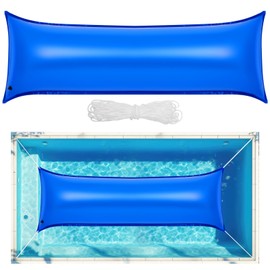 VioraWhite 4 x 15 ft Pool Pillow for Above Ground Swimming Pools Extra Long Winterizing Air Pillow for Closing Winter 0.4 mm PVC (27 Gauge) Winter Cover Cushion with Cord for Above Ground