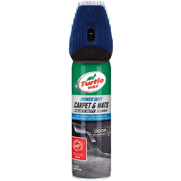 Turtle Wax T-244R1 Power Out! Carpet and Mats Cleaner and OdorEliminator - 18 oz, Carpet & Mats Cleaner