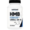 Nutricost HMB (Beta-Hydroxy Beta-Methylbutyrate) 1000mg (120 Capsules) - 500mg Per