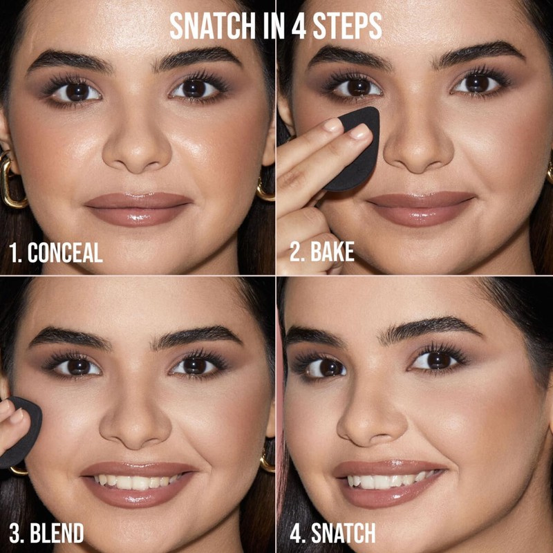HUDA BEAUTY Easy Bake and Snatch Pressed Talc-Free Brightening and