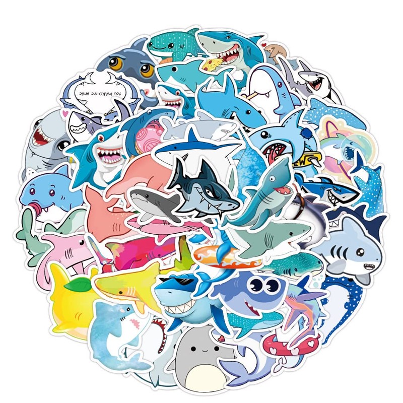 HNTR Shark Stickers | 50 Great Fish Decals