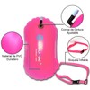 Boya De Natación con Bolsa De Rafting Rosa, Boya Flotante