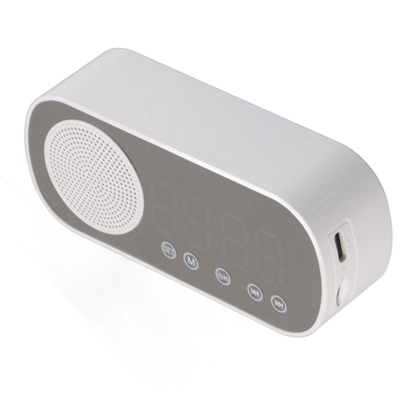 Digital Alarm Clock HIFI FM Radio Rechargeable Bluetooth 5.0 Speaker