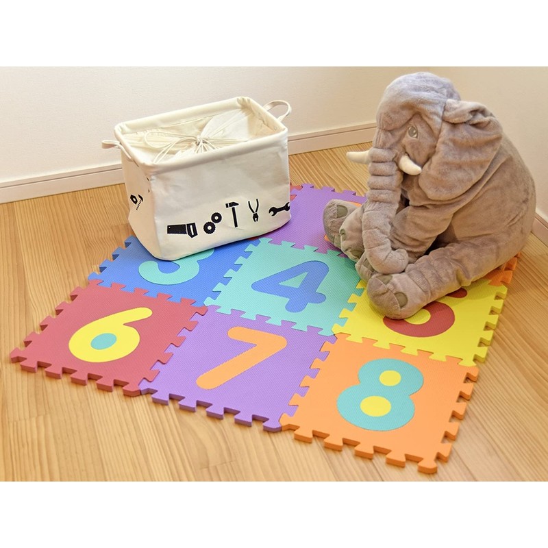 27-061 Extra Thick EVA Puzzle Mat, Number Series, Floor Heating